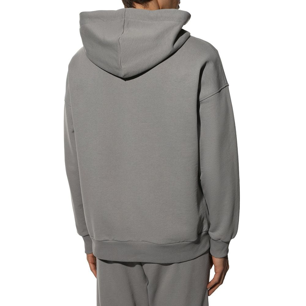 Gray Cotton Men's Sweatshirt