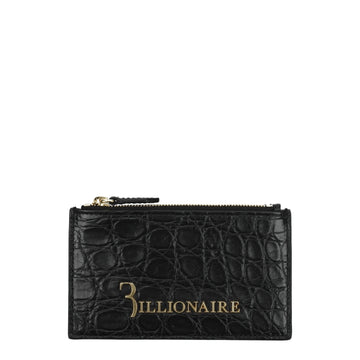Black Crocodile Cardholder