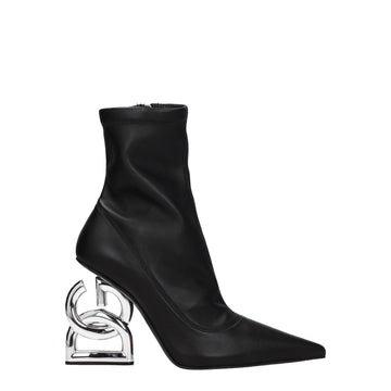 Black Leather Ankle Boots
