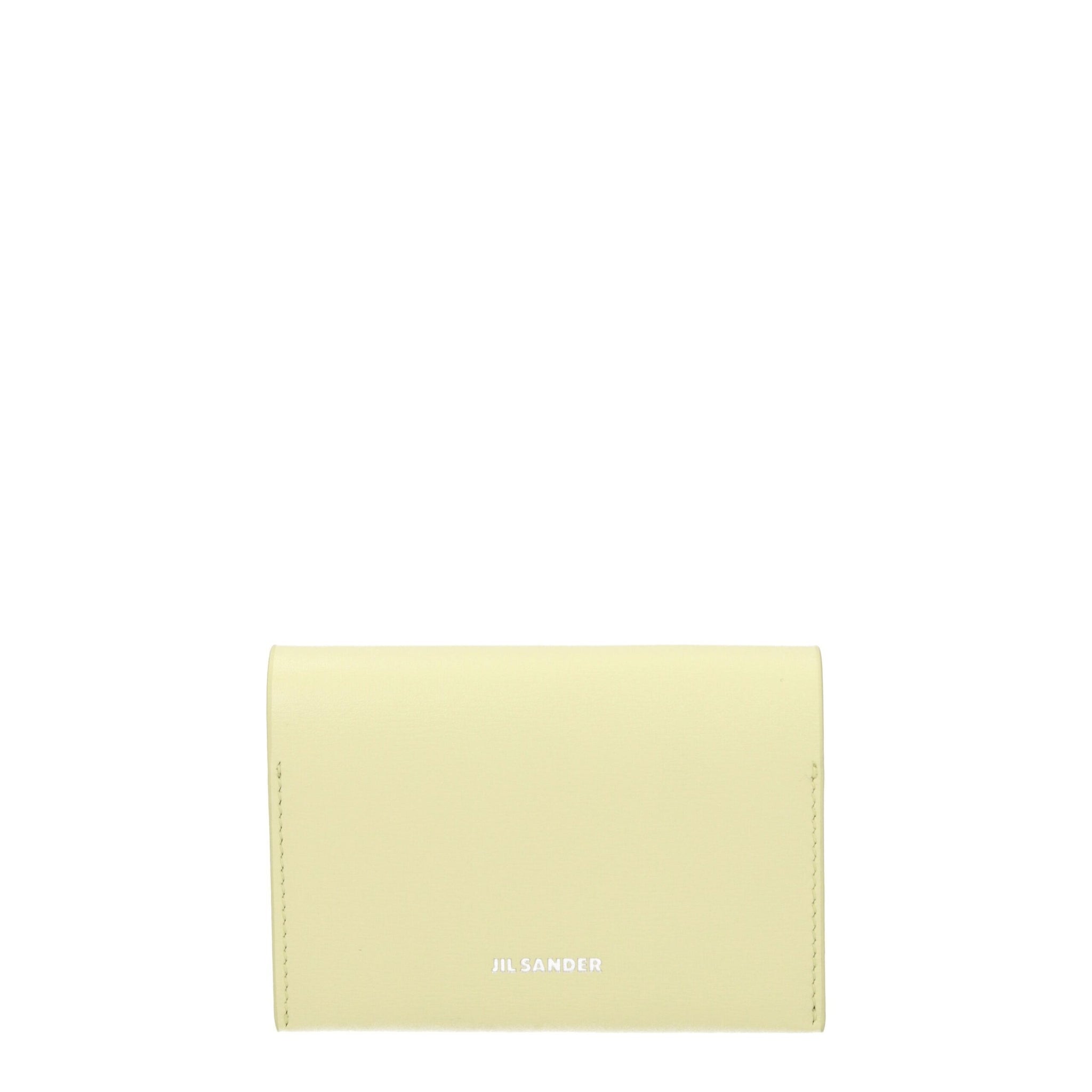 Yellow Leather Cardholder