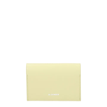 Yellow Leather Cardholder