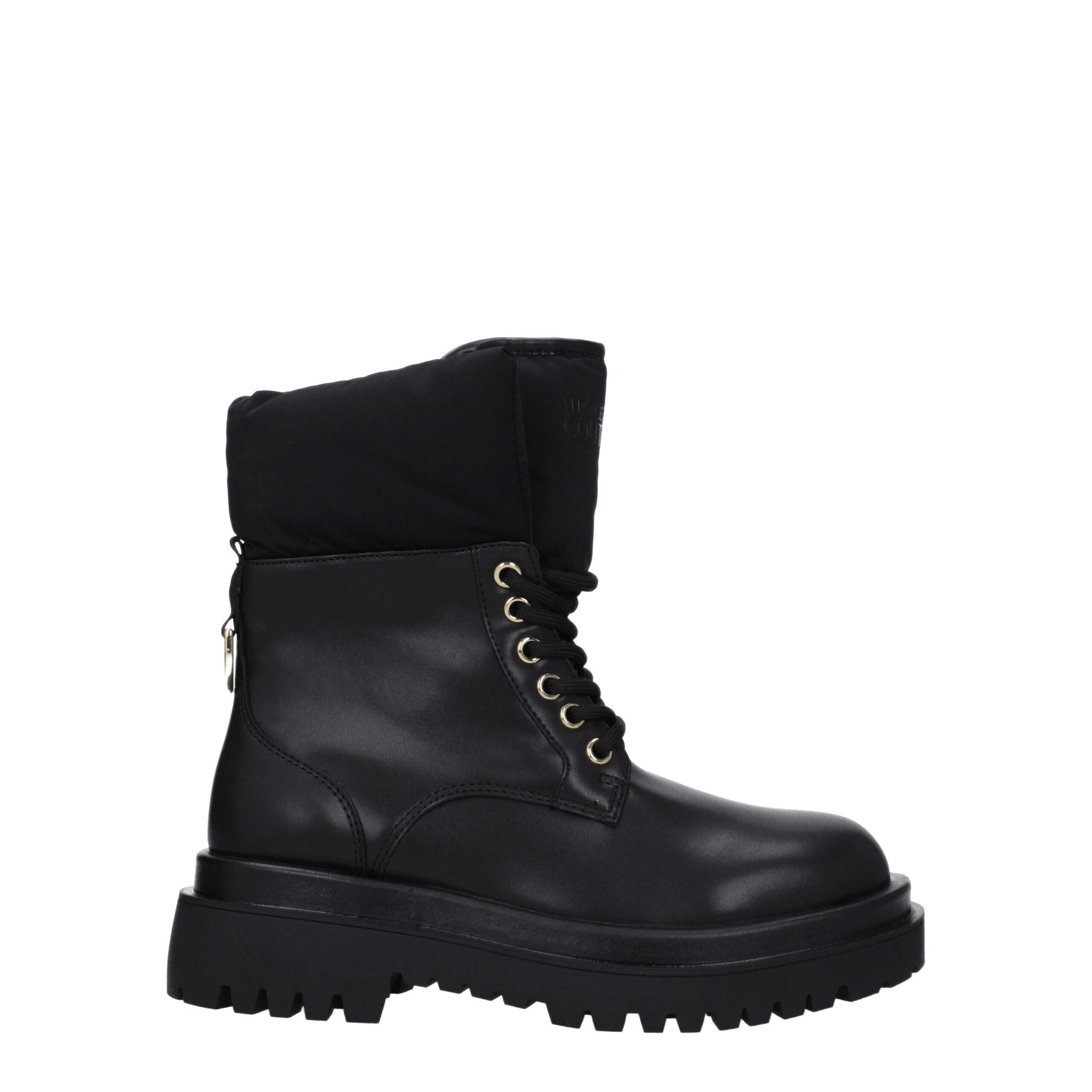Black Polyethylene Ankle Boots
