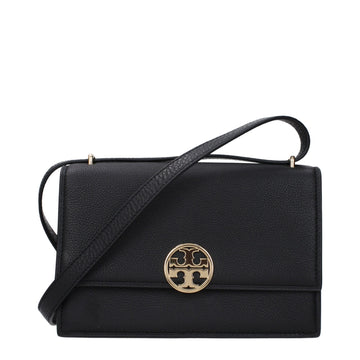 Black Leather Crossbody Bag