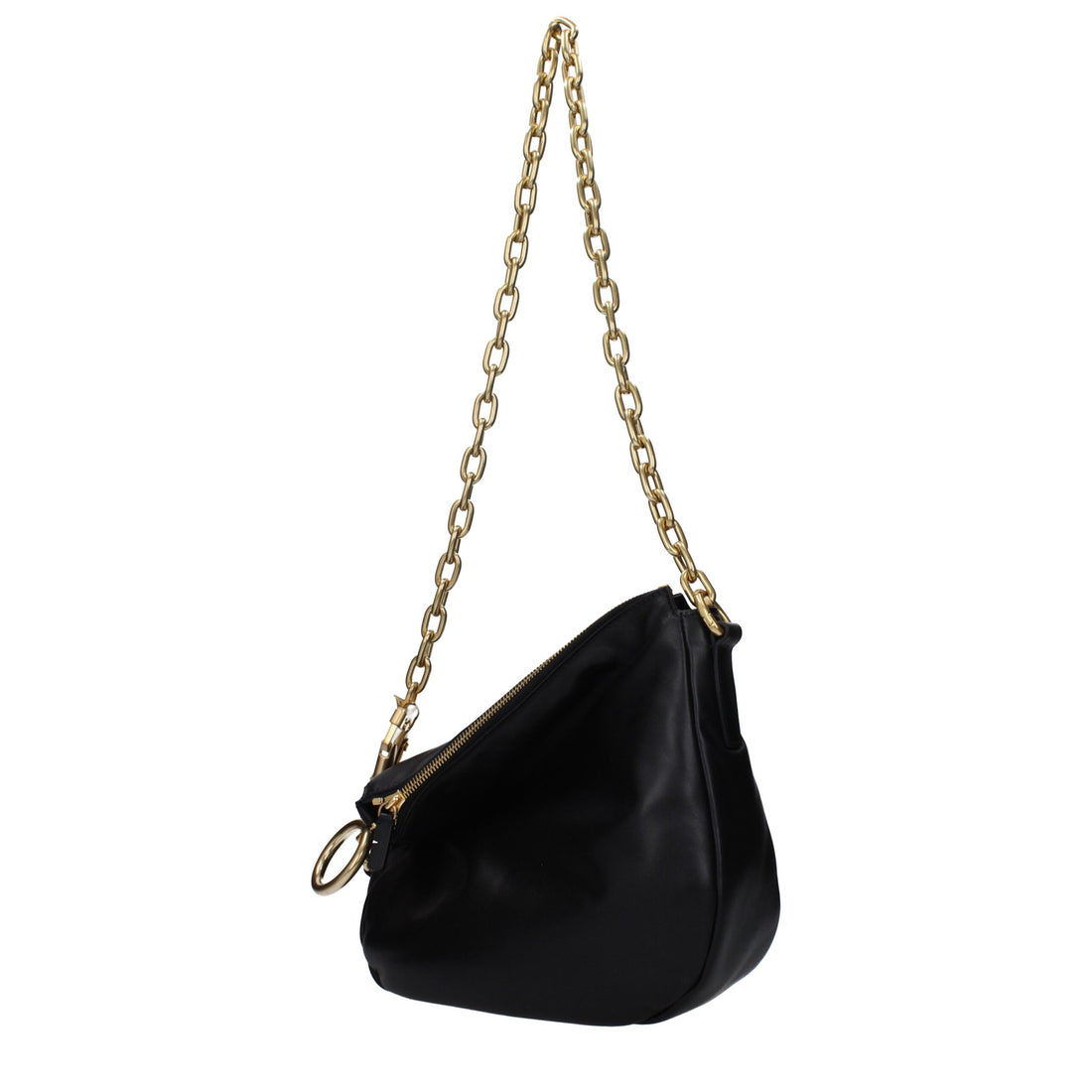 Black Leather Shoulder Bag
