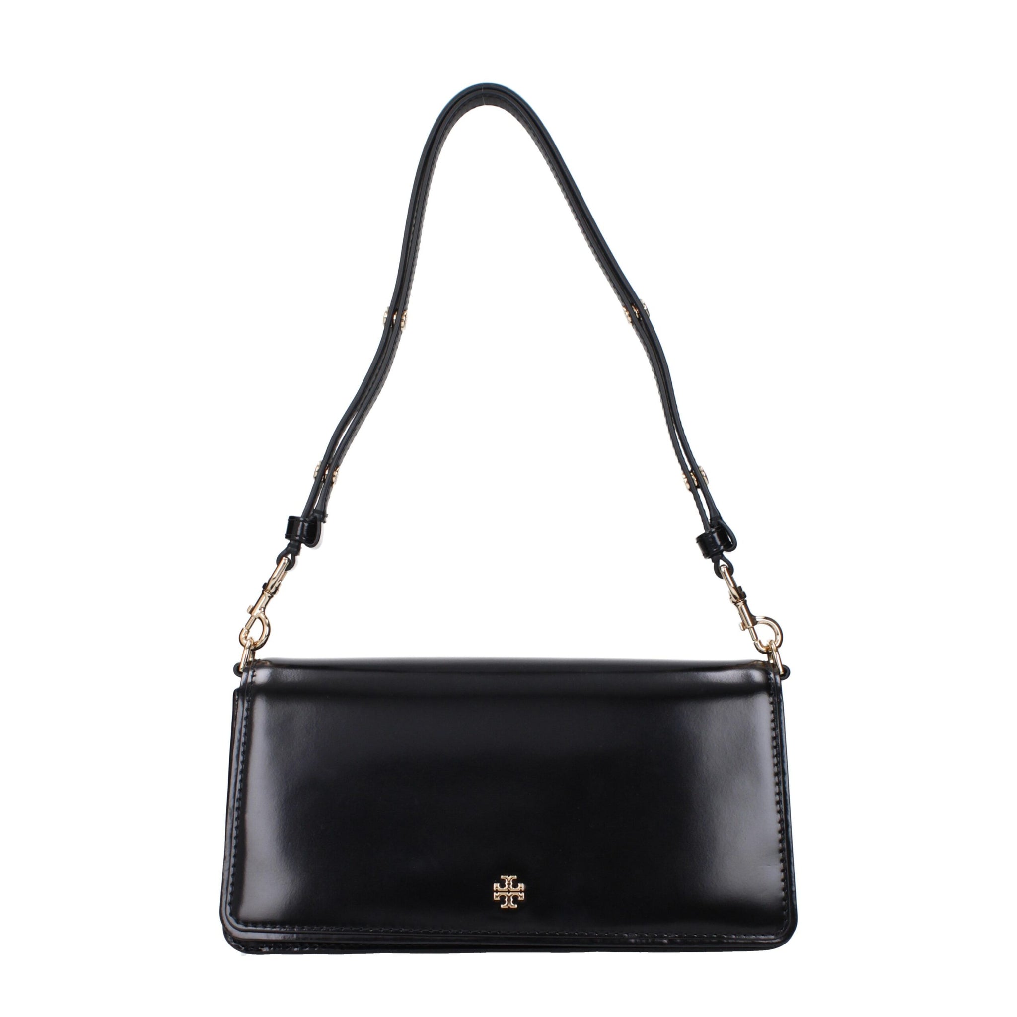 Black Leather Shoulder Bag