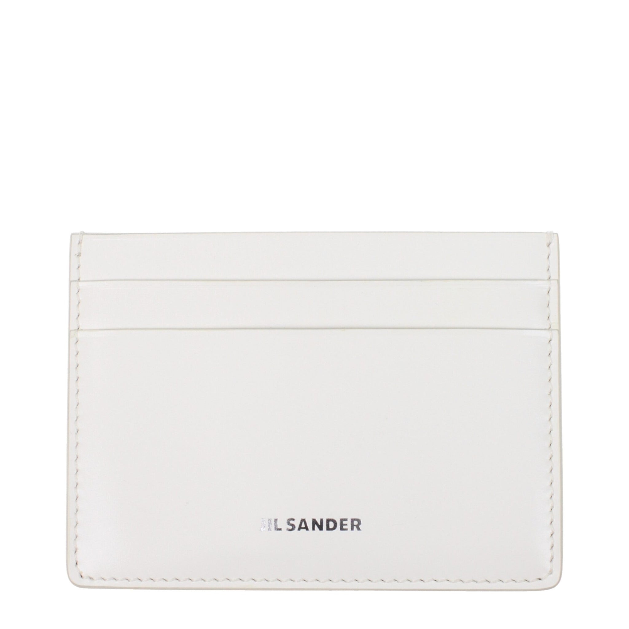 White Leather Cardholder
