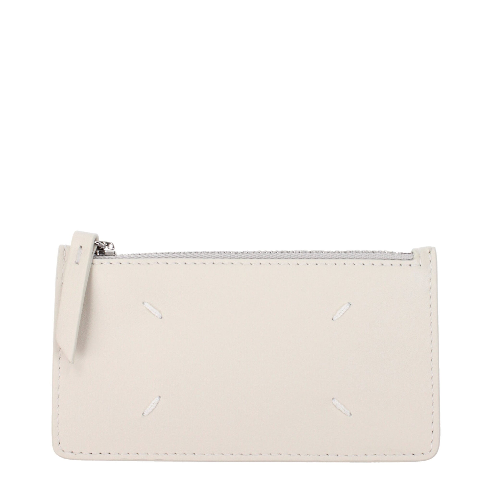 Beige Leather Wallet