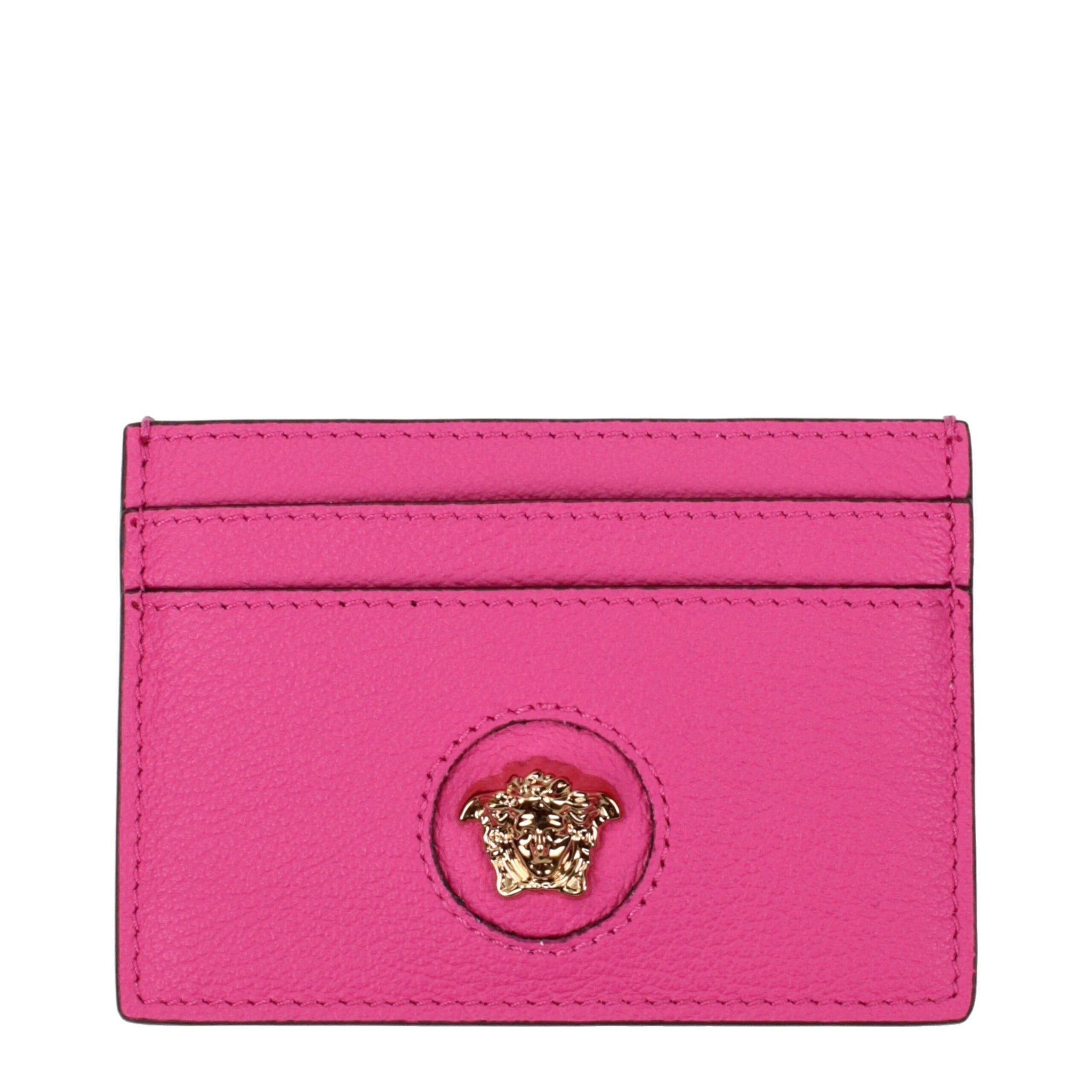 Pink Leather Cardholder