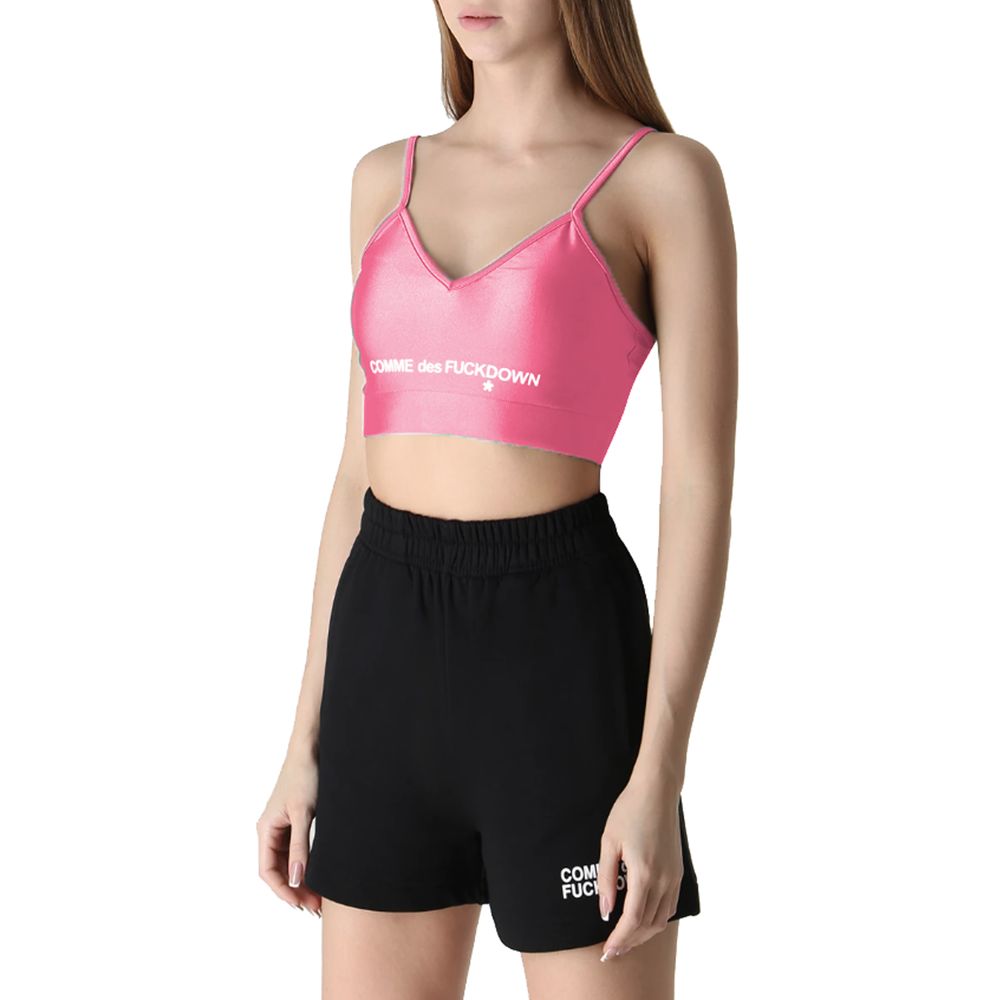 Pink Polyester Women Top