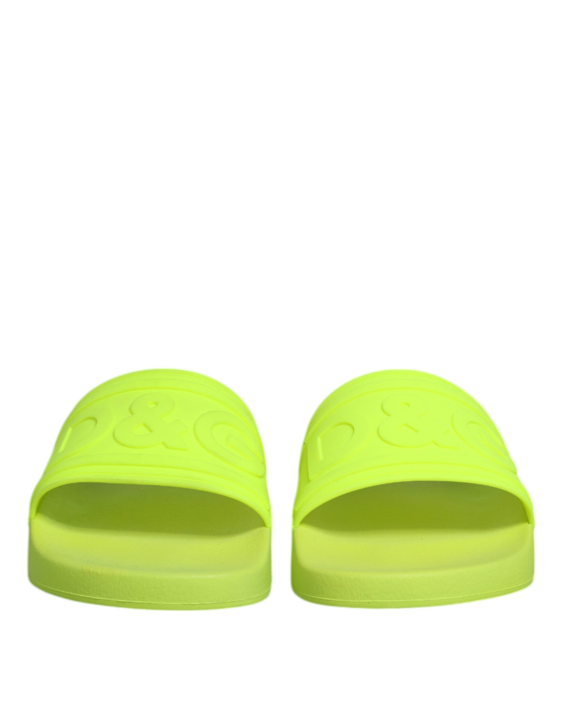 Green Rubber Slides Sandals Beachwear Shoes