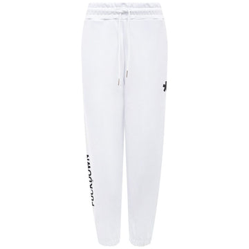 White Cotton Women Pants