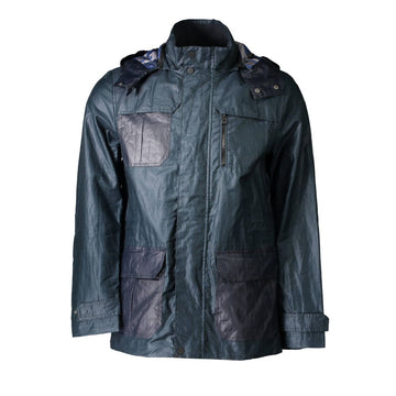 Green Polyester Men Jacket