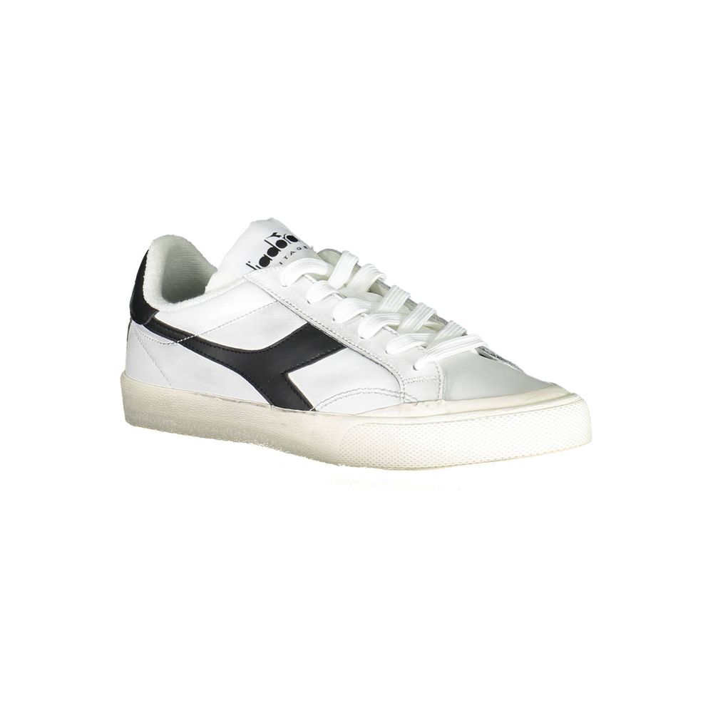 White Fabric Sneaker