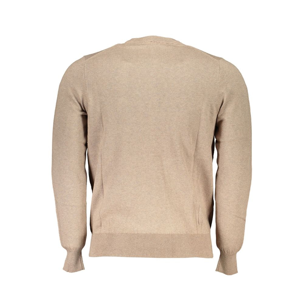 Beige Fabric Sweater