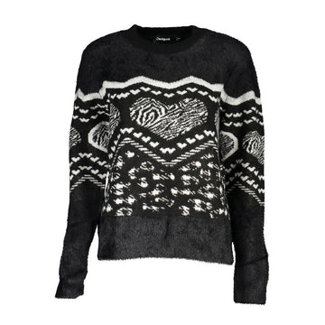 Black Polyester Sweater
