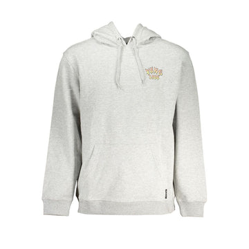 Gray Cotton Men Sweatshirt