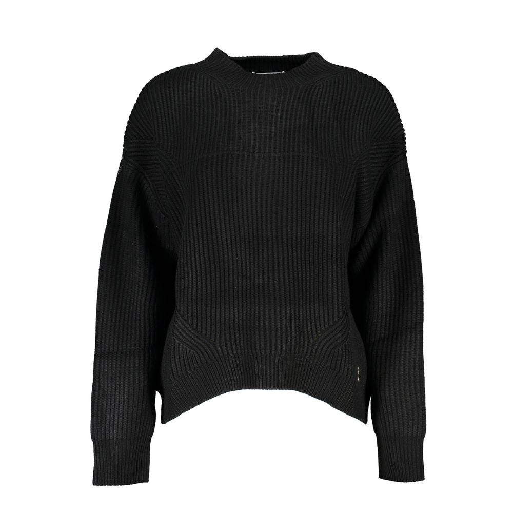 Black Fabric Sweater