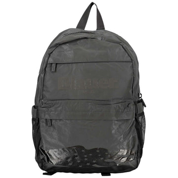 Black Polyester Backpack