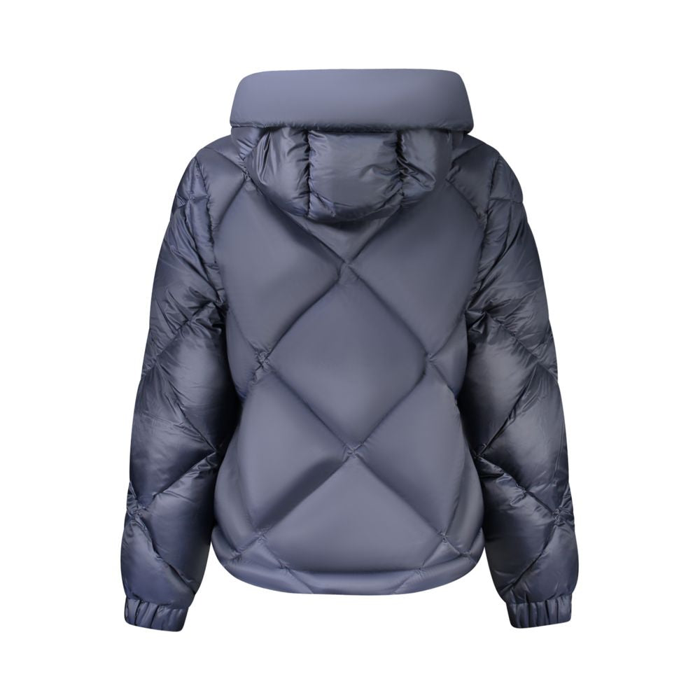 Blue Polyester Jackets & Coat