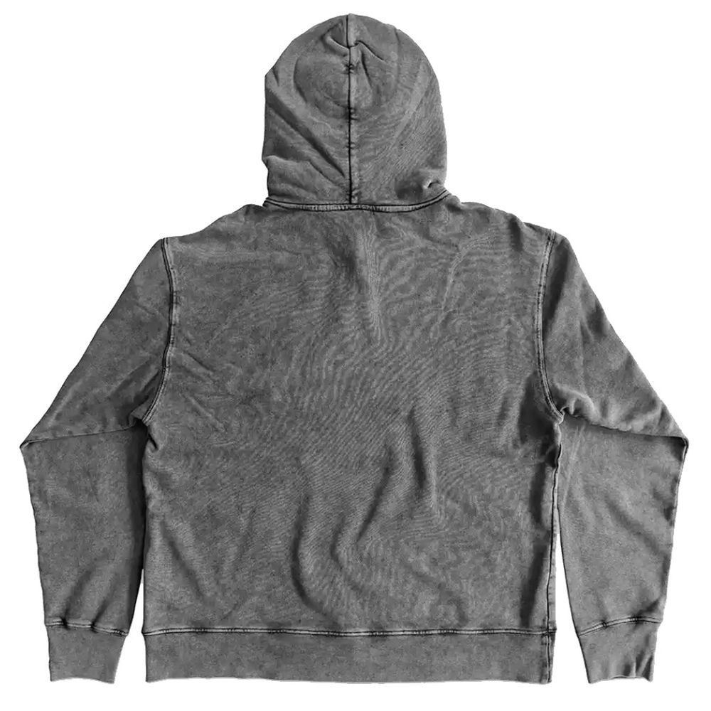 Gray Cotton Men Hoodie