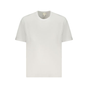White Cotton Men T-Shirt
