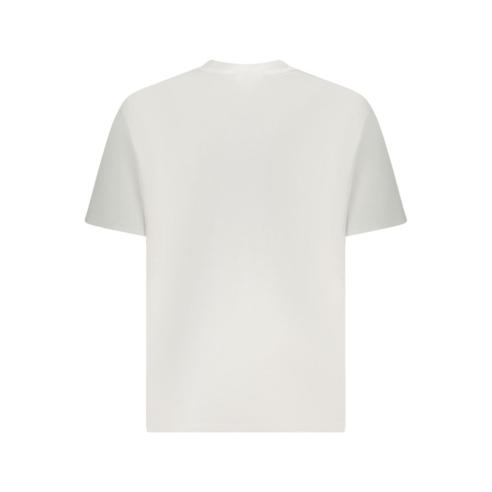 White Cotton Men T-Shirt