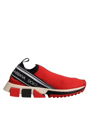 Red Sorrento Slip On Low Top Sneakers Shoes