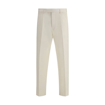 White Cotton Dress Pants
