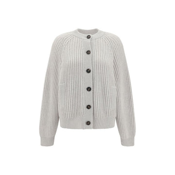 White Cashmere Cardigan