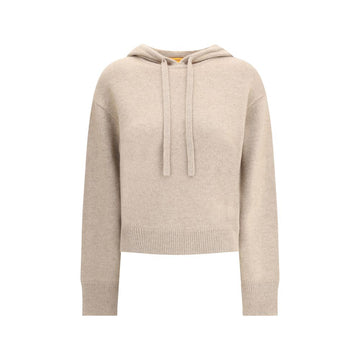 Beige Cashmere Hoodie