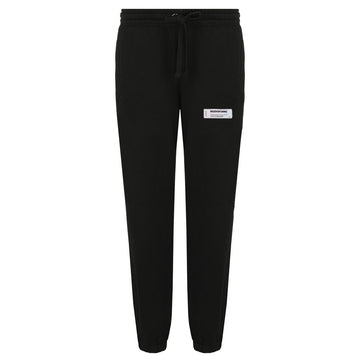 Black Cotton Men Sweatpant