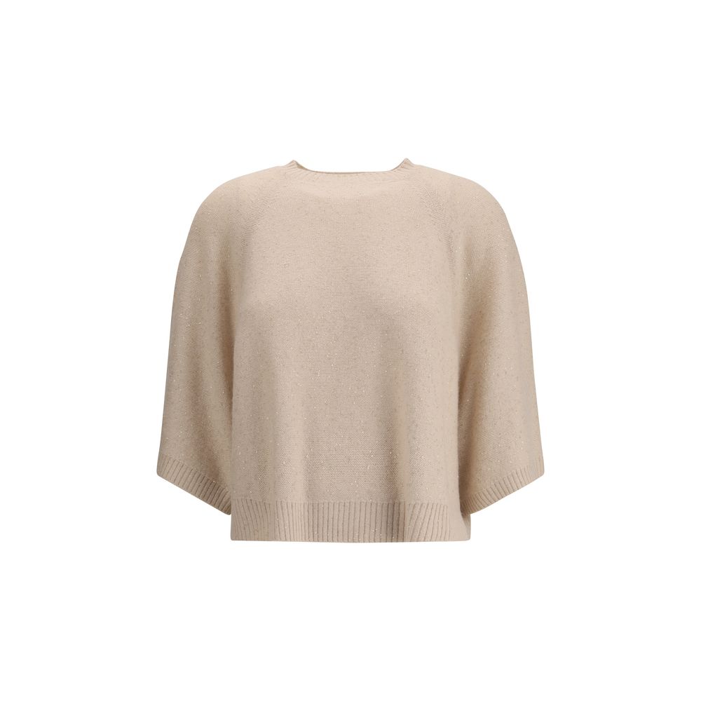 Beige Fleece Wool Sweatshirt