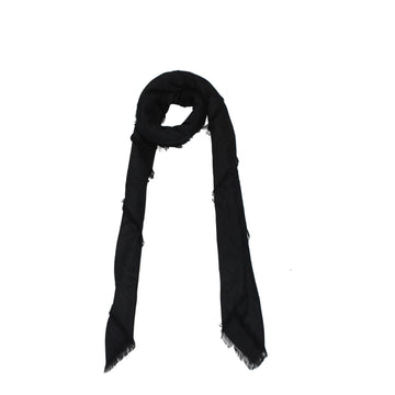 Black Viscose Foulard