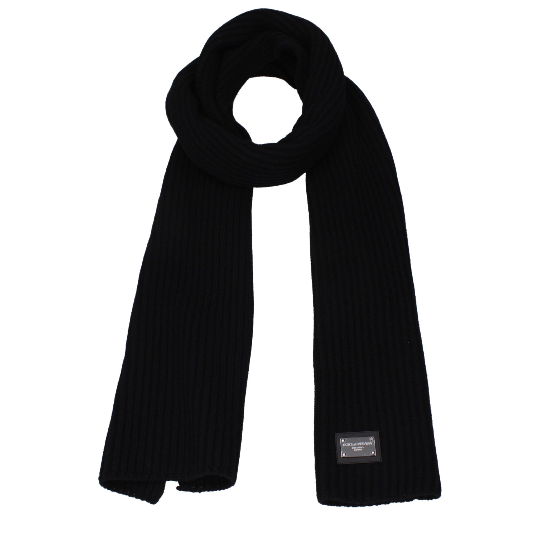 Black Wool Scarf