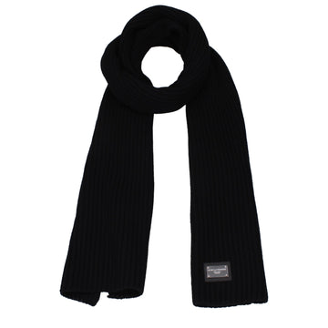 Black Wool Scarf