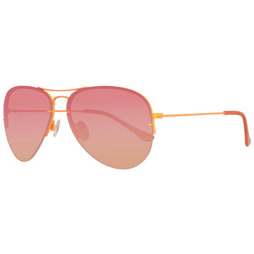 Orange Metal Sunglasses