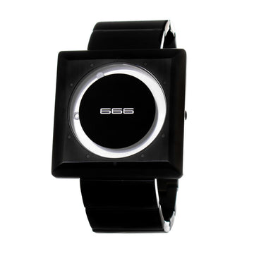 Black Stainless Steel Dress Watch