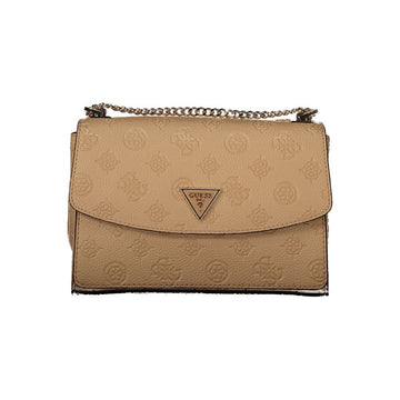 Beige Polyethylene Handbag