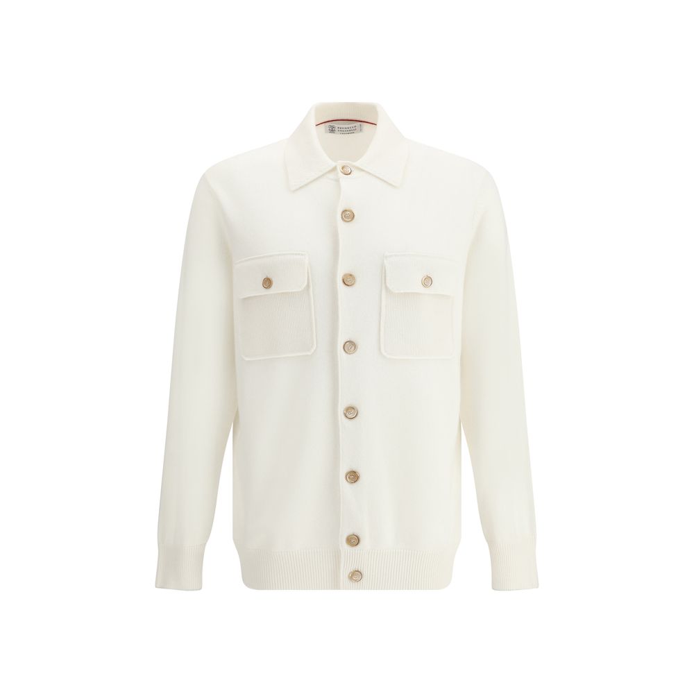 White Cashmere Cardigan