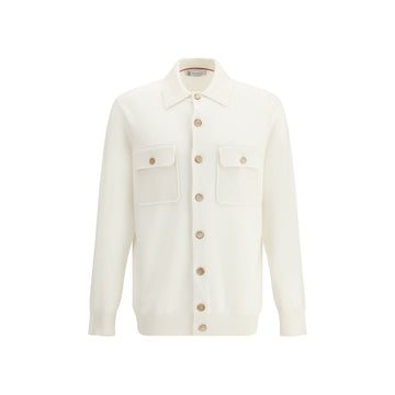White Cashmere Cardigan