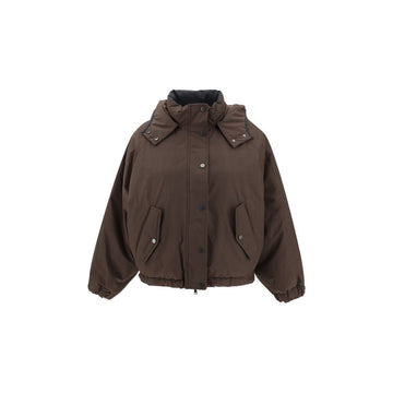 Brown Polyester Coat