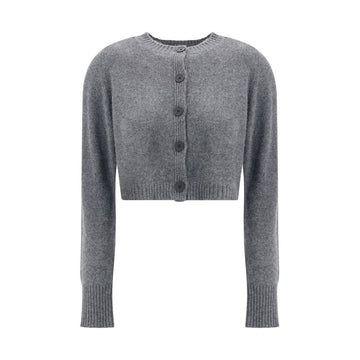 Gray Cashmere Cardigan