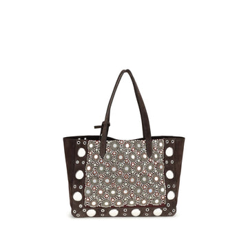 Brown Calf Leather Bos Taurus Shoulder Bag