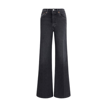 Black Cotton Jeans Denim