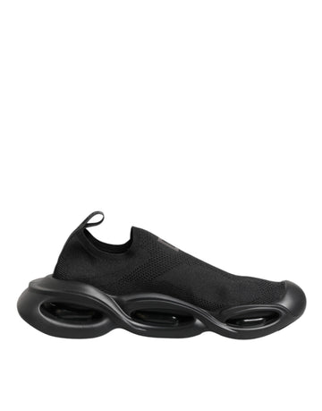 Black Slip On Wave Low Top Men Sneaker Shoes