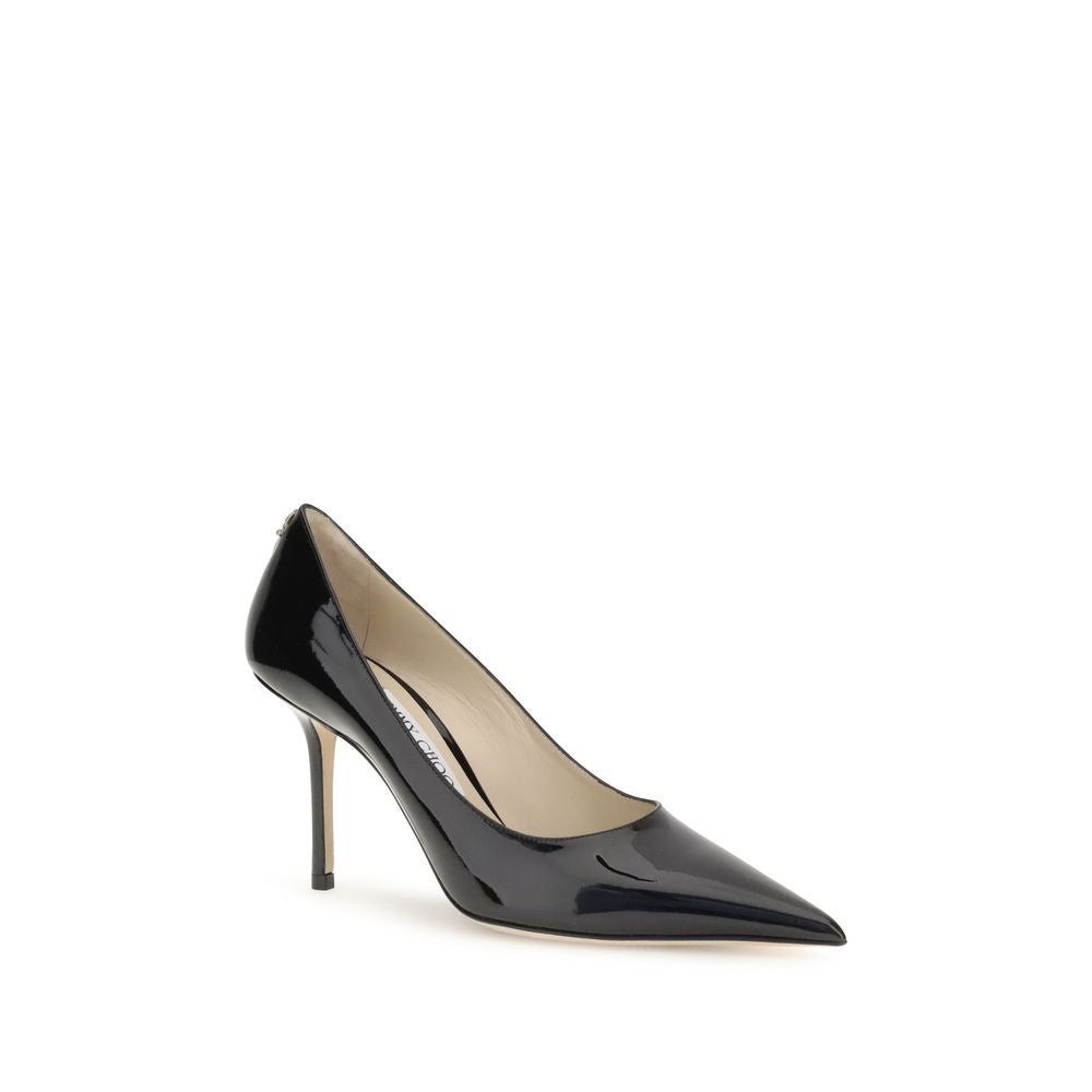 Black Calf Leather Bos Taurus High Heel Pumps