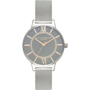 Silver Stainless Steel Dress Watch