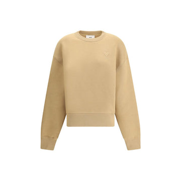 Beige Cotton Sweatshirt