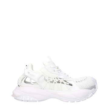 White Leather Athletic Sneakers