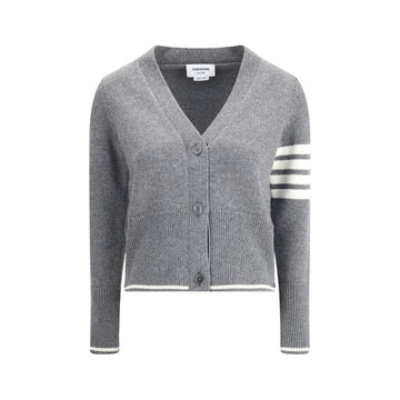 Virgin wool Cardigan with embrodery geese